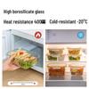 Ningzhao Hochborosilikatglas Lebensmittelbehälter 6-teiliges Set