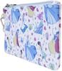 Loungefly Disney Princess Manga Style All-Over Print Nylon Zipper Pouch Wristlet