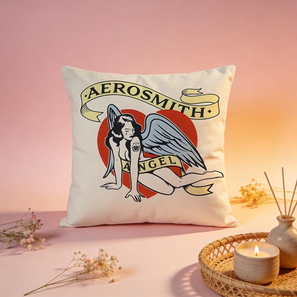 

Stylish Aaerosmither Cushion Cover Comfortable Durable Pillow Cover MultiScene for Home Office Car Sofa 30X30cm