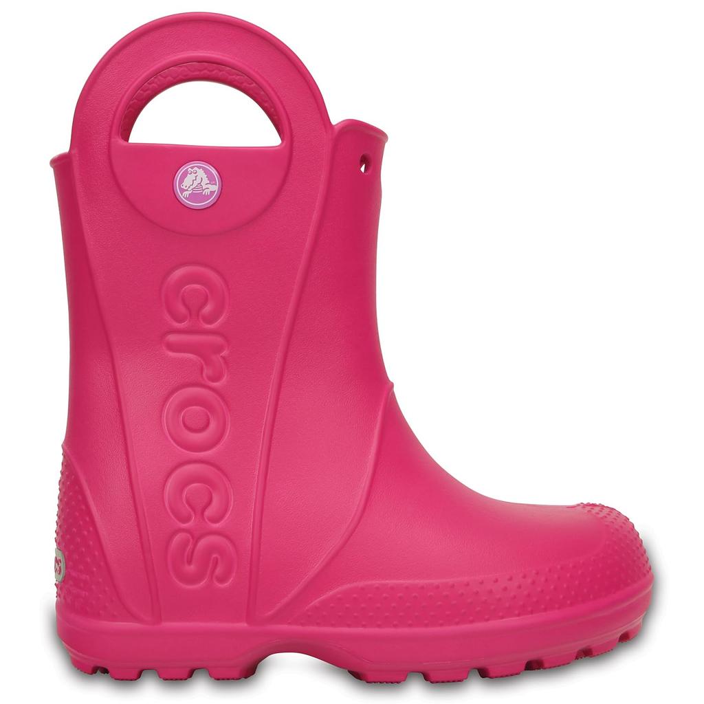 Crocs Boots Handle It Rain Boots Kids Candy Pink Cm 19.5