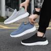 Men's Flyknit Mesh Slip-On Sports Shoes – Comfortable, Breathable, and Casual Walking Shoes