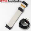 Magnetic Nylon Band For Garmin Fenix 8 7 Pro 7S 6X 6 5Plus Venu 3 Tactix 7 Bracelet Correa Fenix 8 7x 26mm 22mm Quick Fit Strap