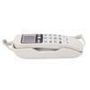 Wall Mountable Basic Corded Telephone Slimline Retro Wall Mounted Landline Telephone with DTMF Support for FSK CID Mini