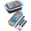 Skater Lunch Box Trio Set Chopsticks Spoon Fork Pokemon 24 Pokemon for Children Antibacterial Treatment Easy to Open Sliding Type Made in Japan TACC2A