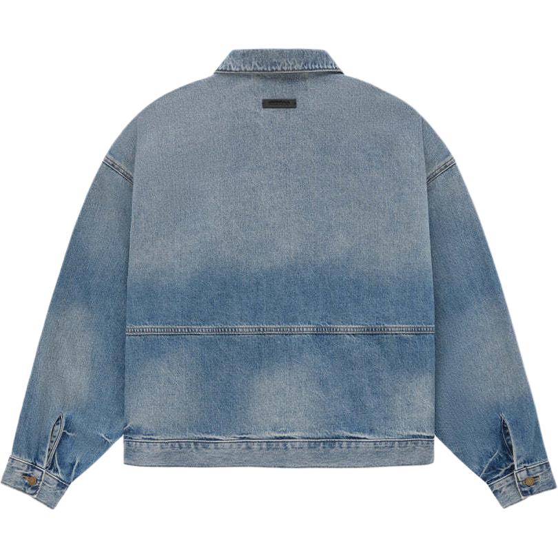 Fear of God Essentials Denim Jacket Medium Wash Men Outerwear Blue 202SU244270F