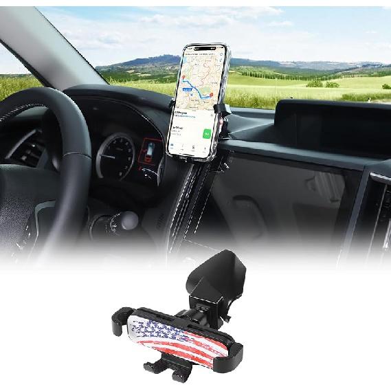 Car Phone Mount Fit for Subaru Forester 2019-2024/XV 2018-2021, Center Console Air Outlet Cell Phone Holder, Handsfree Air Vent Stand (Red)