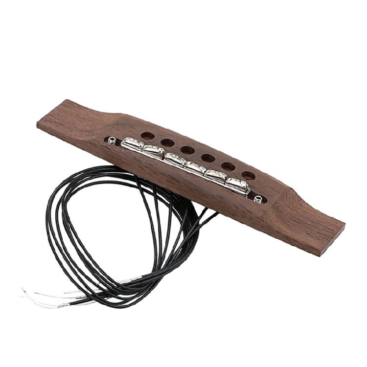 Professional Acoustic Guitar Piezo Bridge Pickup Replacements For 6 String Guitars With Enhances Sound Clarity Designs