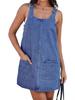 European Summer 2025 Women's Denim Skirt Dress - Sexy and Cool Design