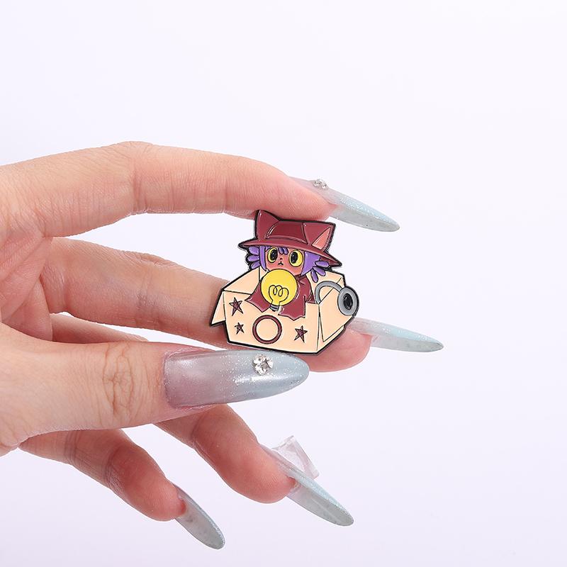 Spiel Anime Charaktere Emaille Anstecknadeln Benutzerdefiniert Stark Loli Anstecker Reversabzeichen Kleidung Tier Schmuck Geschenk für Kinder Freunde