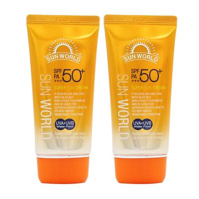 FCK Sun World Super Sonnencreme LSF 50+ PA+++, 80ml, 2 Stück