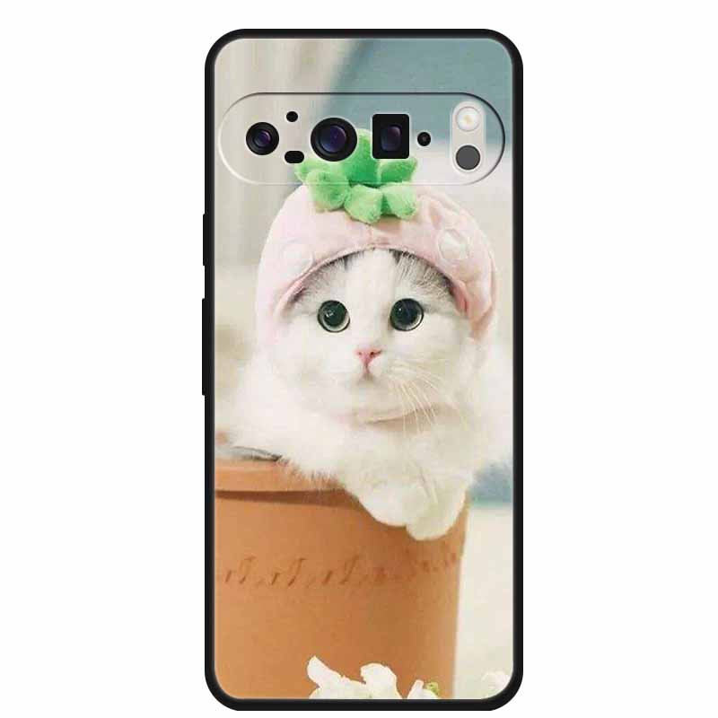 Für Google Pixel 10 Pro XL 5G Hülle Tiere Weiches Silikon TPU Handyhülle Rückseite für Pixel 10Pro XL Cooler Wolf Schutzhülle