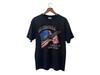 America Land of the Free Black Vintage T-shirt 90s Size S-5XL