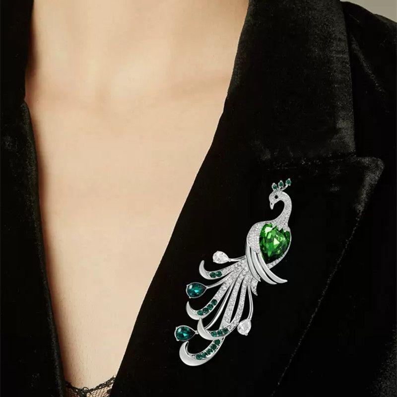 

Peacock Spirit Brooch: High-End Corsage, Vintage Brooch, Clothing Accessories For Women One Size