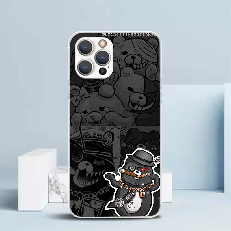 Danganronpa Anime Soft Cover for iPhone 16 17 Air 15 14 Pro Max 16E Phone Case 13 Mini 12 11 7 SE 8 Print Pattern Fit Cases 16 1