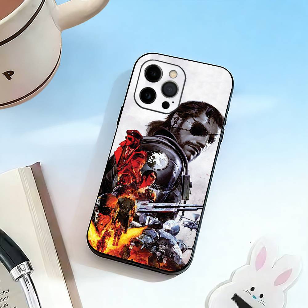 GM-Metal Gear Solid1 Phone Case For iPhone 17, 16,15,14,13,12,11 Plus,Pro Max, Others Soft Black Cover