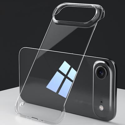 Transparente Halb-Pack PC Hartschale für iPhone 17 Pro Max Air Klare Rückseite Rahmenlos Ultradünne Hülle für iPhone17ProMax
