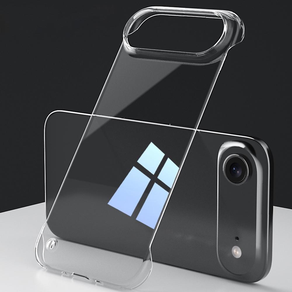 

Прозрачный полупрозрачный жесткий чехол из ПК для iPhone 17 Pro Max Air, прозрачная задняя крышка, ультратонкий чехол без рамок для iPhone17ProMax iPhone Air