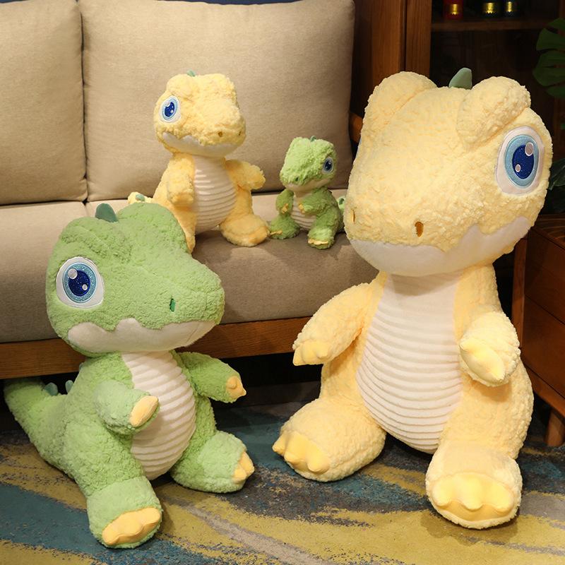 Big Eyes Dinosaur Cute Cartoon Plush Toy Pillow Soft Stuffed Toy Companion Doll Perfect For Festivals Birthday Gift