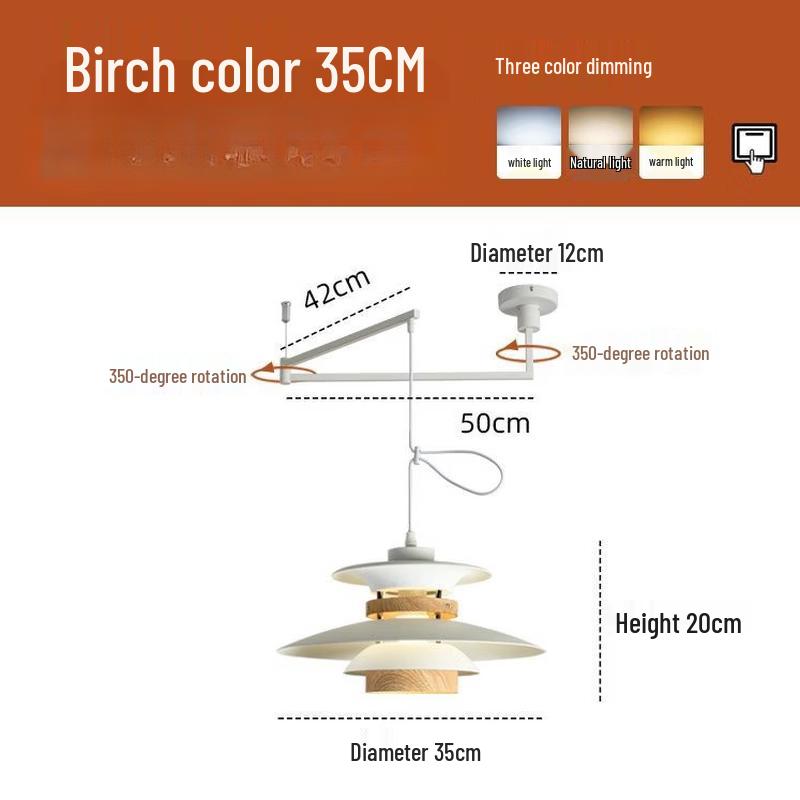 

Перезаряжаемая подвесная лампа на шарнирном кронштейне Пузырь Мечты