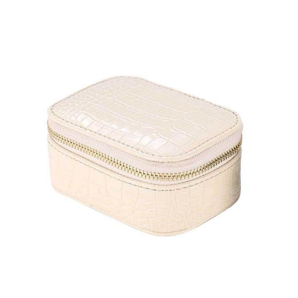 Fashion Jewelry Box Necklace Ring Earring Jewelry Display Storage Box PU Leather Portable Storage Box for Necklace Watch
