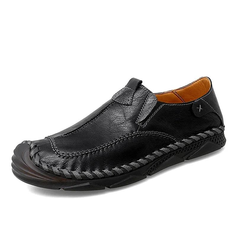 Durable And Waterproof Casual Leather Shoes For Men Comfortable Antiskid Walking Shoes All Seasons For All Occasions
