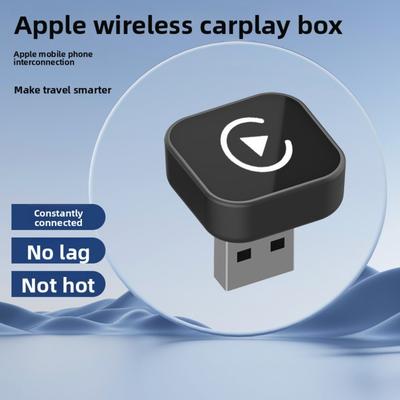 קופסת CarPlay אלחוטית 2 ב-1 Android Auto משקף מסך חכם ממיר לרכב