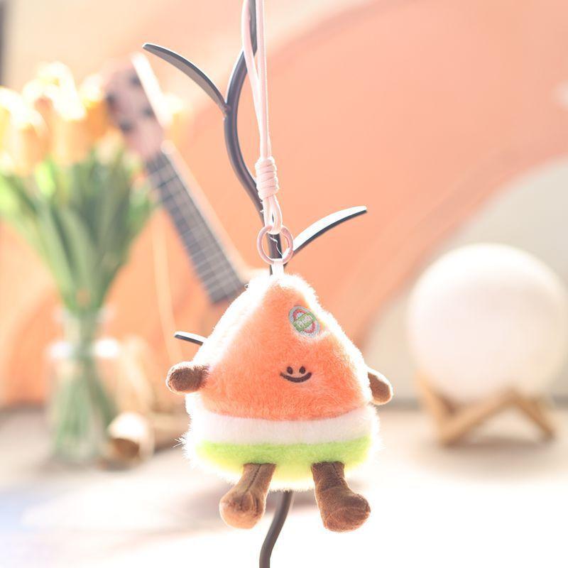 Fruit Plush Keychain With Pp Cotton Filling For Kids And Adults