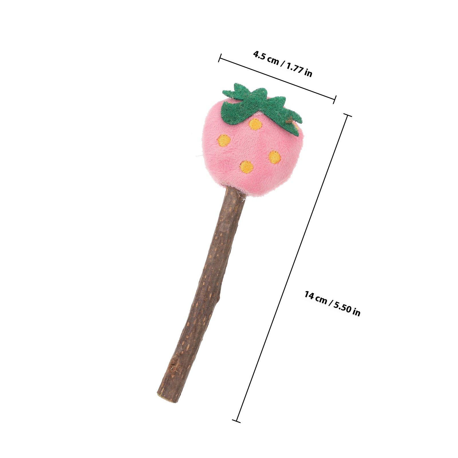 Actinidia Polygama Cat Teasing Stick Lightweight Portable Interactive Kitten Playing Pole Scratch Resistant Nimble Energy