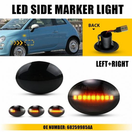 LED Sequential Side Turn Signal Marker Light 2007- Fit Maserati Gran Turismo