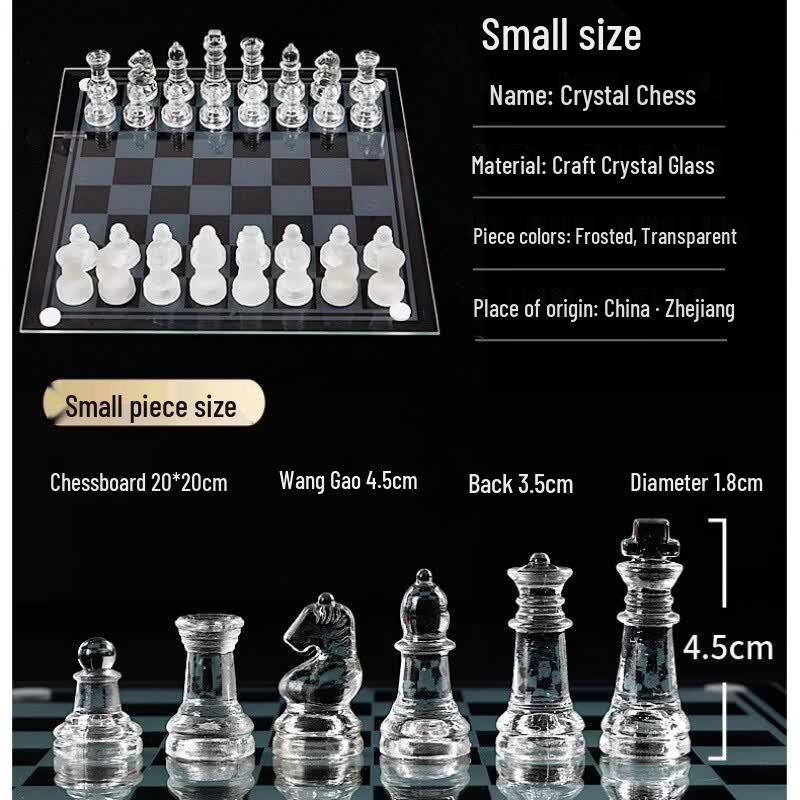 

Fengyi Crystal Glass Chess Set