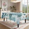 Ocean Turtle Starfish Rectangle Tablecloth for Table Decor Kitchen Dining Waterproof Reusable Tablecloths for Table Dining Room