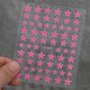 8pcs/set 3D Metallic Gold & Silver Star Nail Stickers, 8pcs Y2K Pentagram Holographic Sliding Elegant Charm Nail Art Decorative DIY Nail Accessories