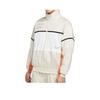 Logo Patchwork Loose Stand Collar Windbreaker Men Jacket Multicolor Light-Bone CU6390-072