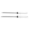 2pcs 670mm 26.38in Front Shock Absorber Steel Alloy Motorcycle Accessories Replacement for CG125 CT90 CT110