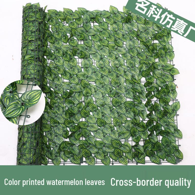 Artificial Green Ivy Rattan Fence for Balcony and Exterior Walls