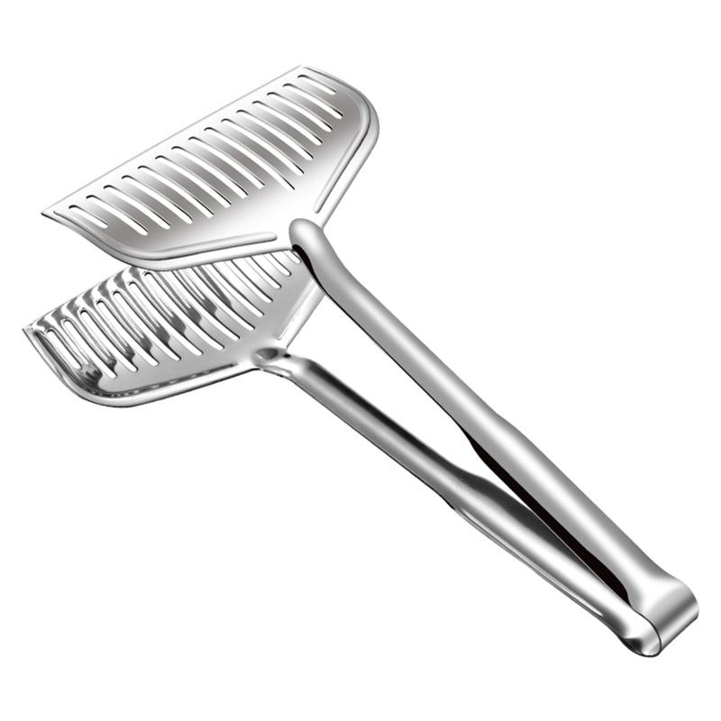 Fried Fish Shovel Food Clip Fried Fish Oil Filter Grilled Fish Clip Stainless Steel Steak Frying Clip Kitchen Tools 1