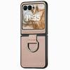 Funda de Cuero Moto Razr60 Ultra con Ranuras para Múltiples Tarjetas y Soporte de Anillo