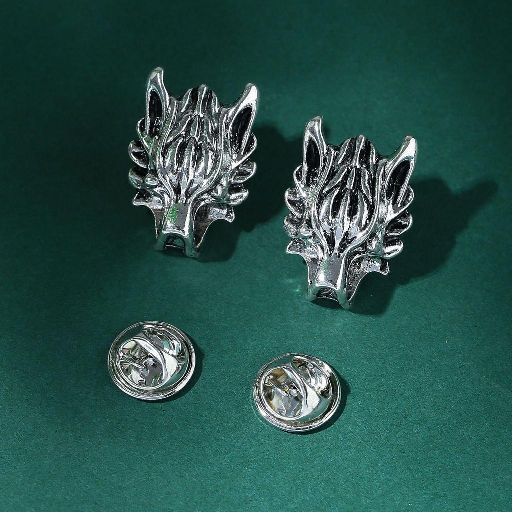 "Men's Korean Bee Brooch Collar Pin for Suits"