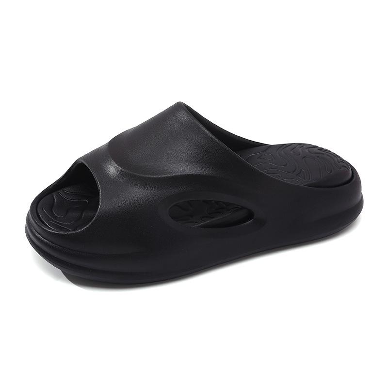 Versatile women's summer outer wear thick-soled soft non-slip slippers indoor heightening deodorant advanced cool slippers men