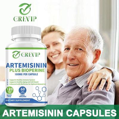 Contains Artemisinin Extract, 100 Mg, Boosts the Immune System, Suitable for Adults, Vegan.