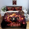 Zodiac Ram Design. Bedding, Duvet Cover Sets, Duvet Covers, Pillowcases, Birthday Gifts (1 * Duvet Cover 2 * Pillowcases, Without Duvet Insert)