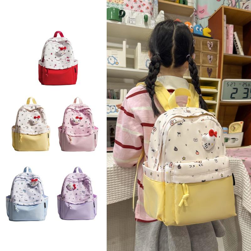 New cute cartoon backpack girl junior high school primary school large capacity commuting light schoolbag student backpack