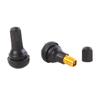 100Pcs TR412/TR413/TR414 Snap In Short Black Rubber Valve Parts TR412 Tubeless Band Band Valves For Car Motorcycle Parts
