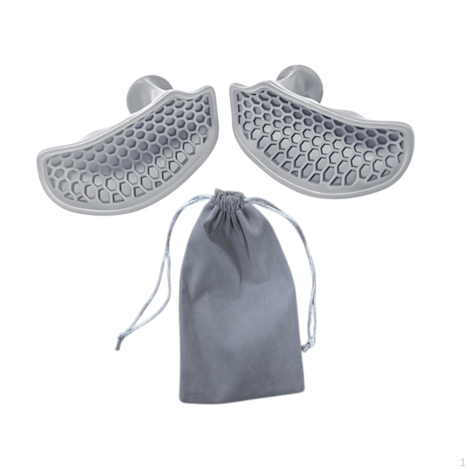 

2шт силиконовые ручки для поднятия тяжестей с сумкой для хранения спортивные мероприятия серый