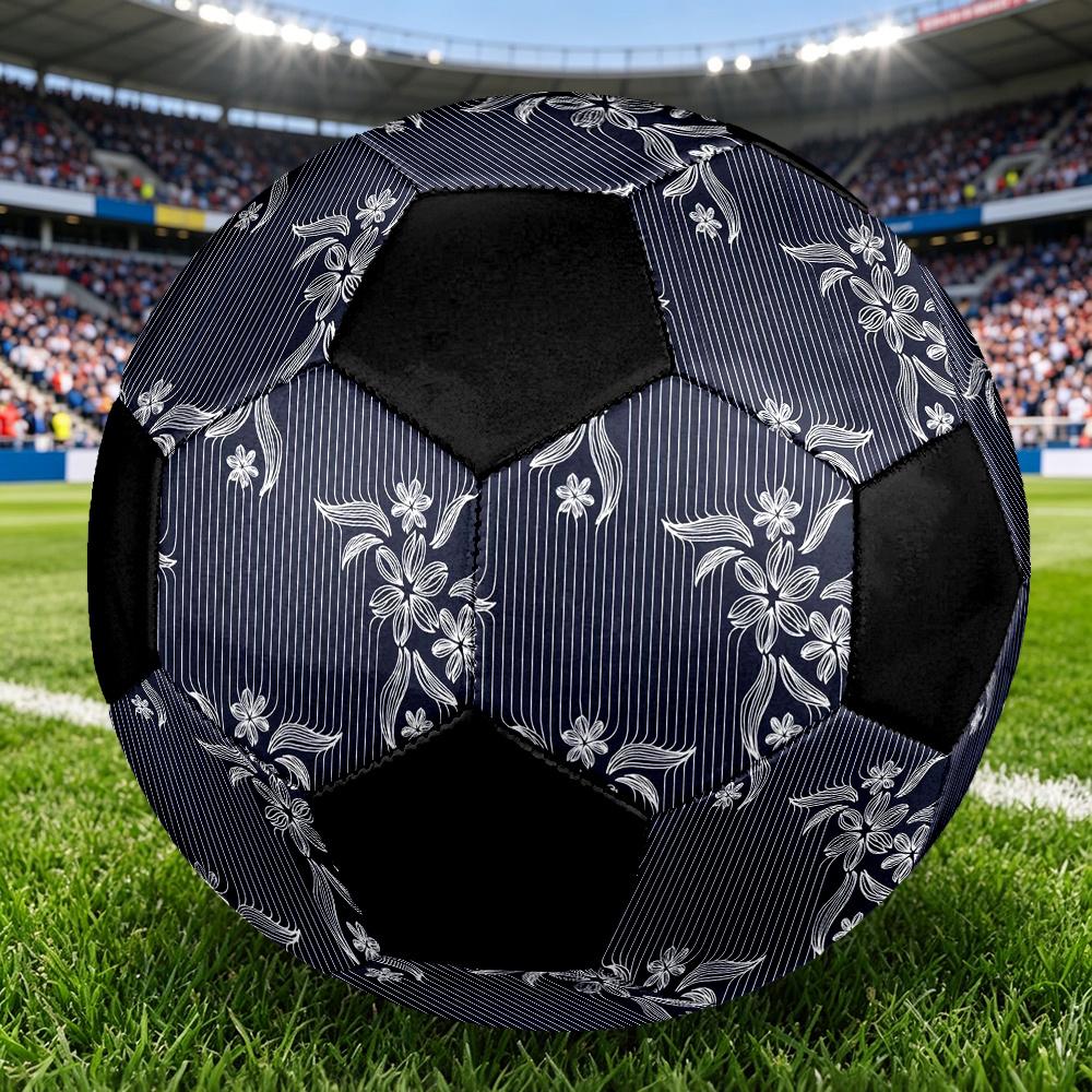 1pc Floral Durable Soccer Ball/Football, Size 5, Perfect for Training, Entertainment And Competition,Gift yy26060664