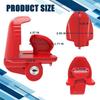 Trailer Hitch Locks With Keys Universal Size Fits 1-7/8 2-5/16 2 Inch Ball Hitch Lock Coupler Adjustable Tongue Lock-A99D