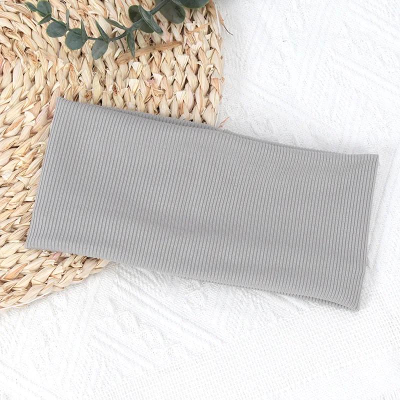 ელასტიური ერთიანი ფერის თმის ზოლები ქალისა და მამაკაცის თმის ზოლი სირბილი ფიტნესი სპორტული იოგა თავსაბურავები გოგონების თავსაბურავი აქსესუარები