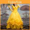 Adorabile Vestito da Principessa Giallo Belle per Donna Ideale per Feste di Halloween ed Eventi a Tema Fantasy