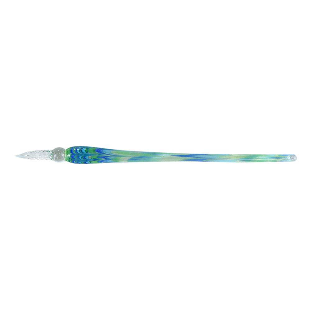1PCS Colors Glass Drip Fountain Pen Vintage Glass Dip Dipping Pen Signature Filling Ink Fountain Pens Crystal Writing Dip Pens
