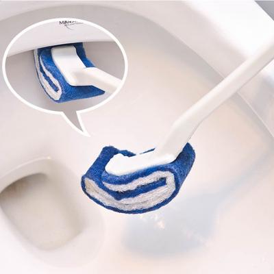 New Non Washable Toilet Brush, Household Cleaning Toilet Brush, No Dead Corners Soft Bristle Brush, Toilet Seat Brush
